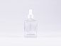 Preview: Klarglasflasche Miro 50ml - Pipette weiss